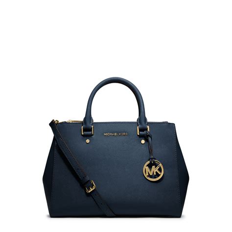 michael kors sutton medium satchel grey|michael kors blue satchels.